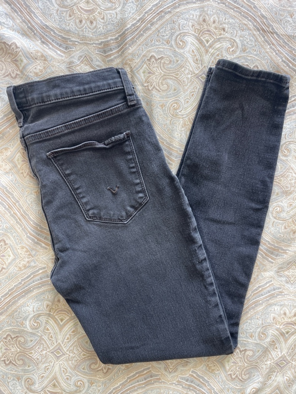 Hudson Women's Faded Black Skinny Jeans